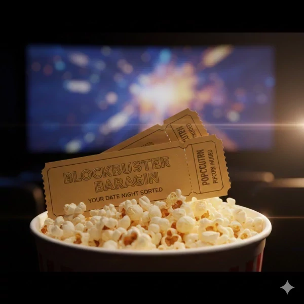 Blockbuster Bargain: Your Date Night Sorted! promotional image